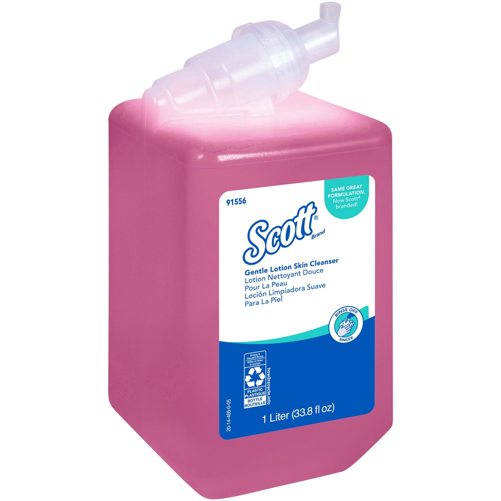 scott-gentle-lotion-skin-cleanser-lotion-106-quart-push-pump-for-normal-skin-ph-balanced-6-carton_kcc91556ct - 1