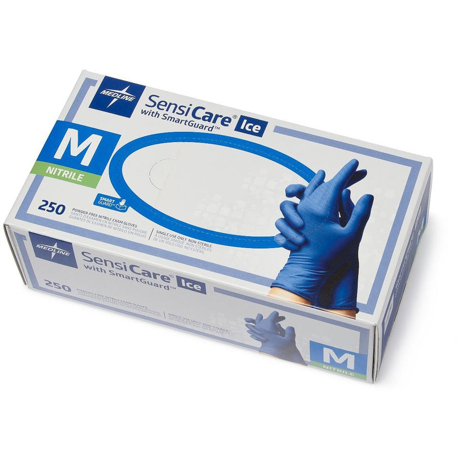 medline-sensicare-ice-blue-nitrile-exam-gloves-medium-size-dark-blue-comfortable-chemical-resistant-latex-free-textured-fingertip-non-sterile-durable-for-medical-250-box-950-glove-length_miimds6802 - 3