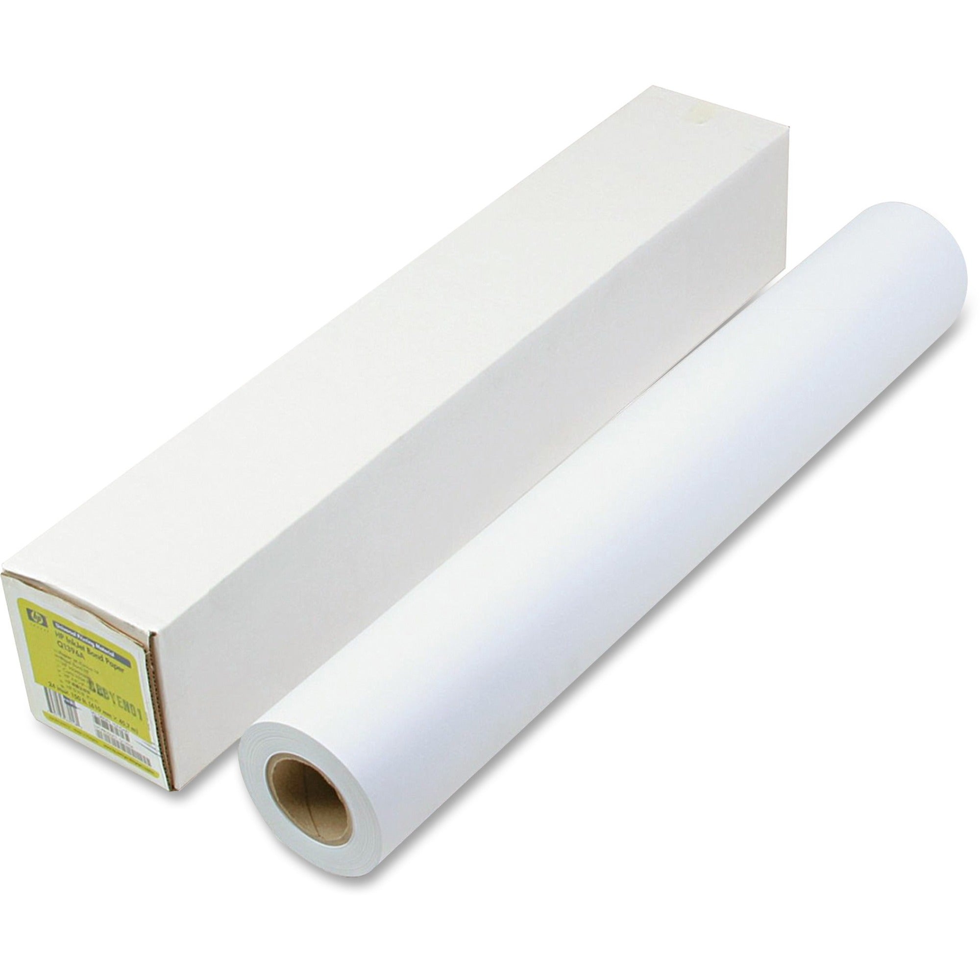 DesignJet Inkjet Large Format Paper, 4.9 mil, 24" x 150 ft, Coated White