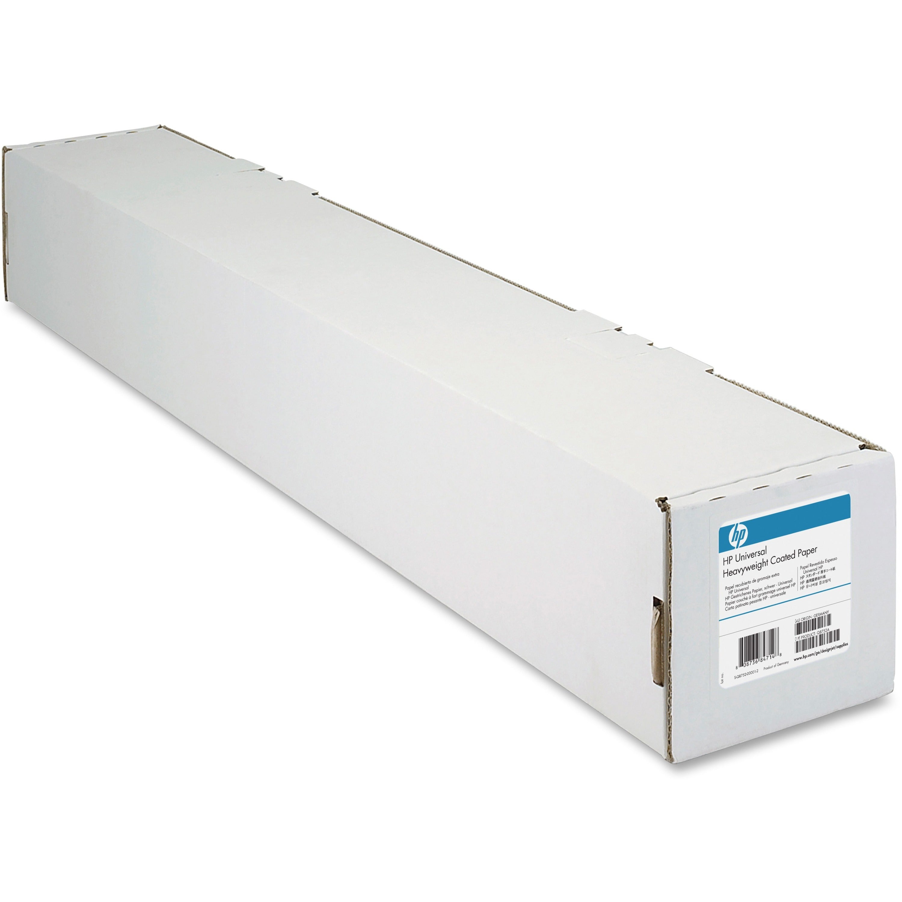 DesignJet Inkjet Large Format Paper, 6.1 mil, 42" x 100 ft, Coated White