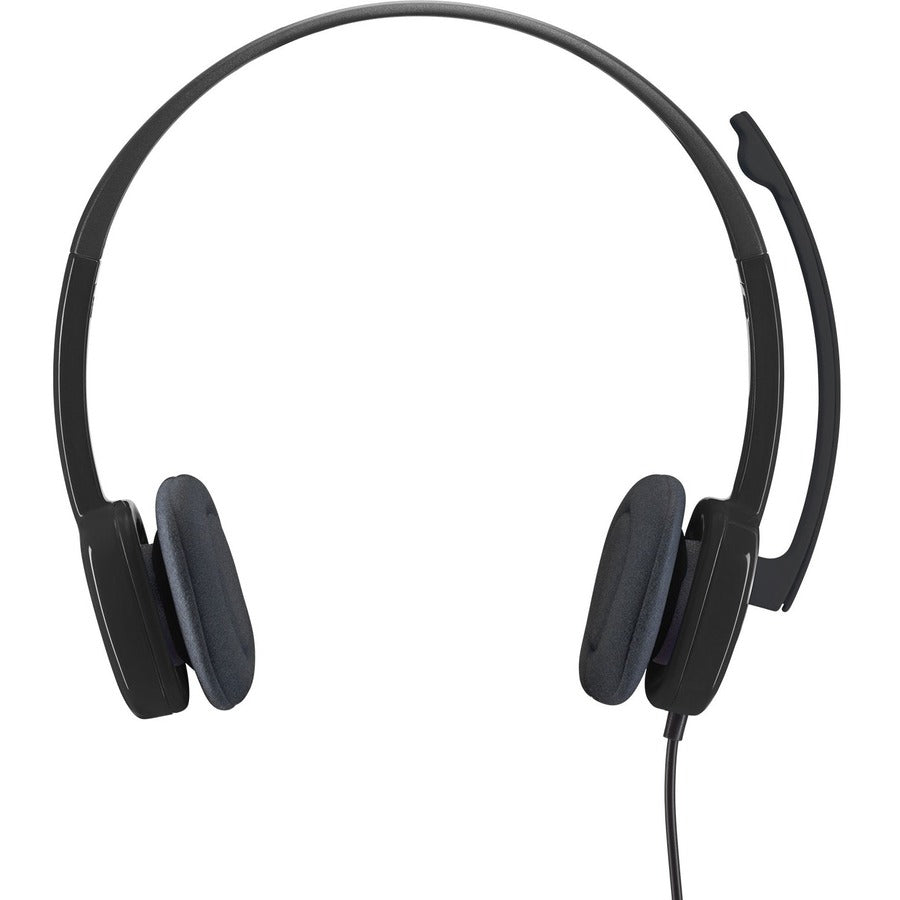 H151 Binaural Over The Head Headset, Black