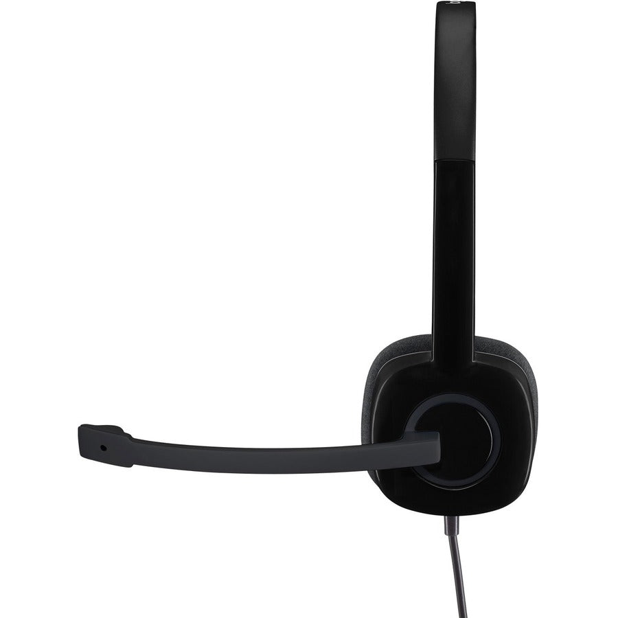 H151 Binaural Over The Head Headset, Black