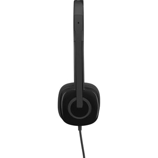 H151 Binaural Over The Head Headset, Black