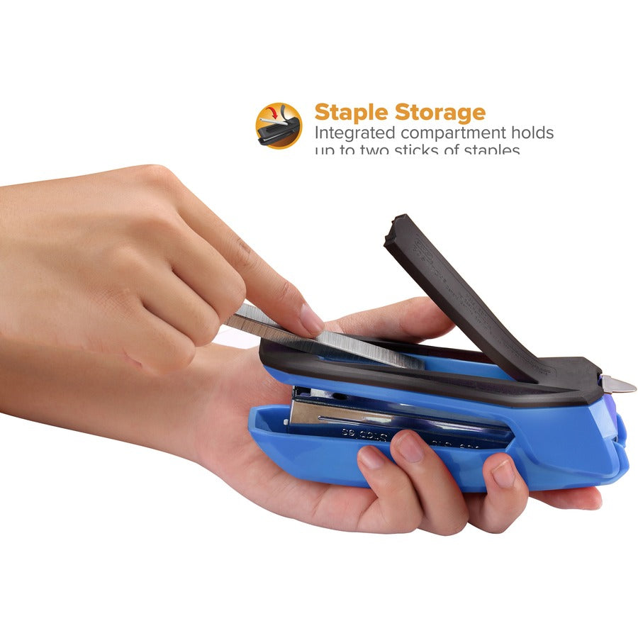 Ascend Stapler, 20-Sheet Capacity, Ice Blue