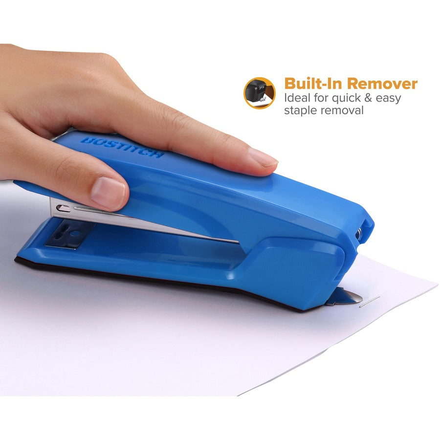 Ascend Stapler, 20-Sheet Capacity, Ice Blue
