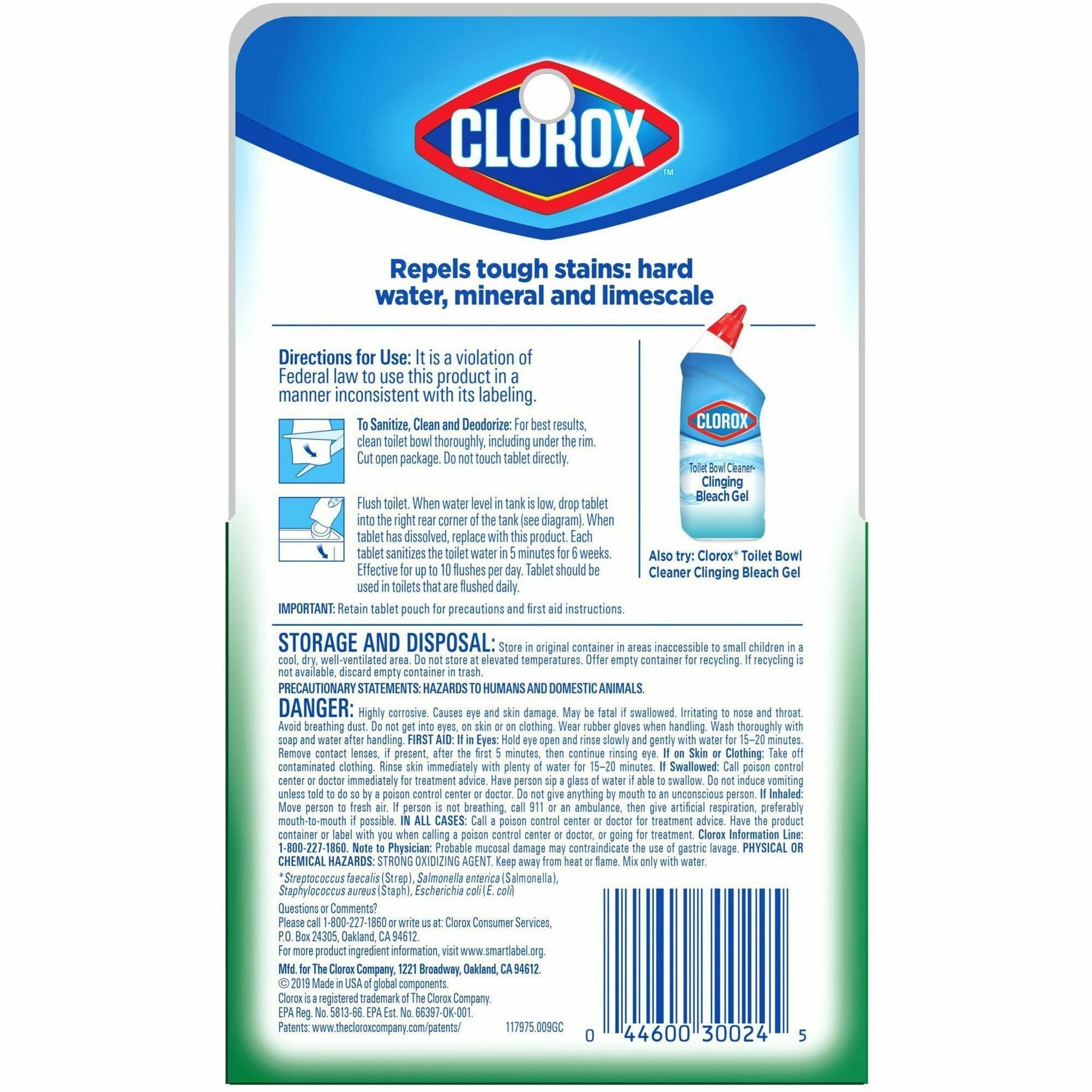 Clorox Automatic Toilet Bowl Cleaner, Sold as 1 Each - 5