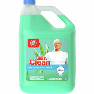 Multipurpose Cleaning Solution with Febreze, 128 oz Bottle, Meadows and Rain Scent