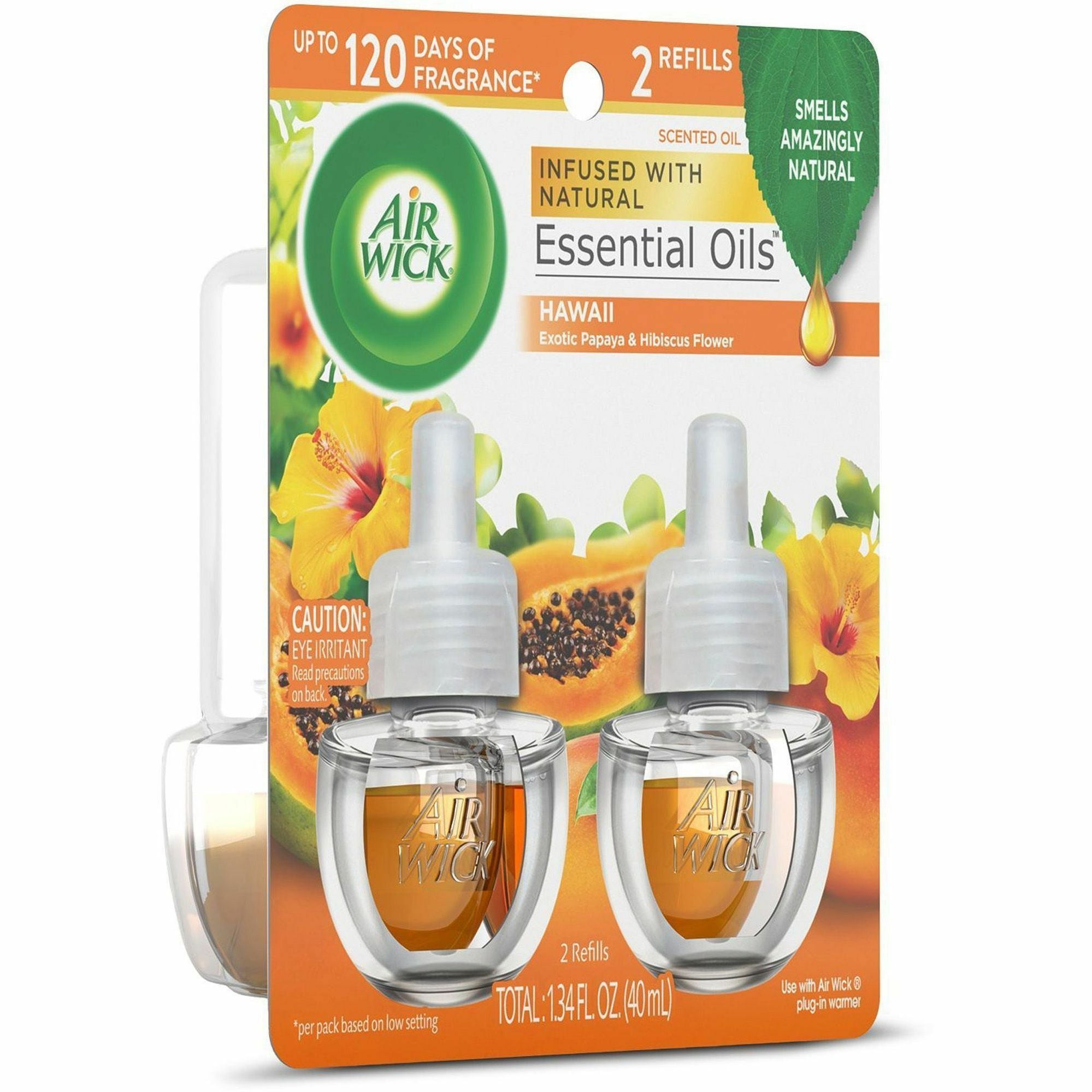 Scented Oil Twin Refill, Hawaiian Tropical Sunset, .67oz Bottle, Sold as 1 Each - 3