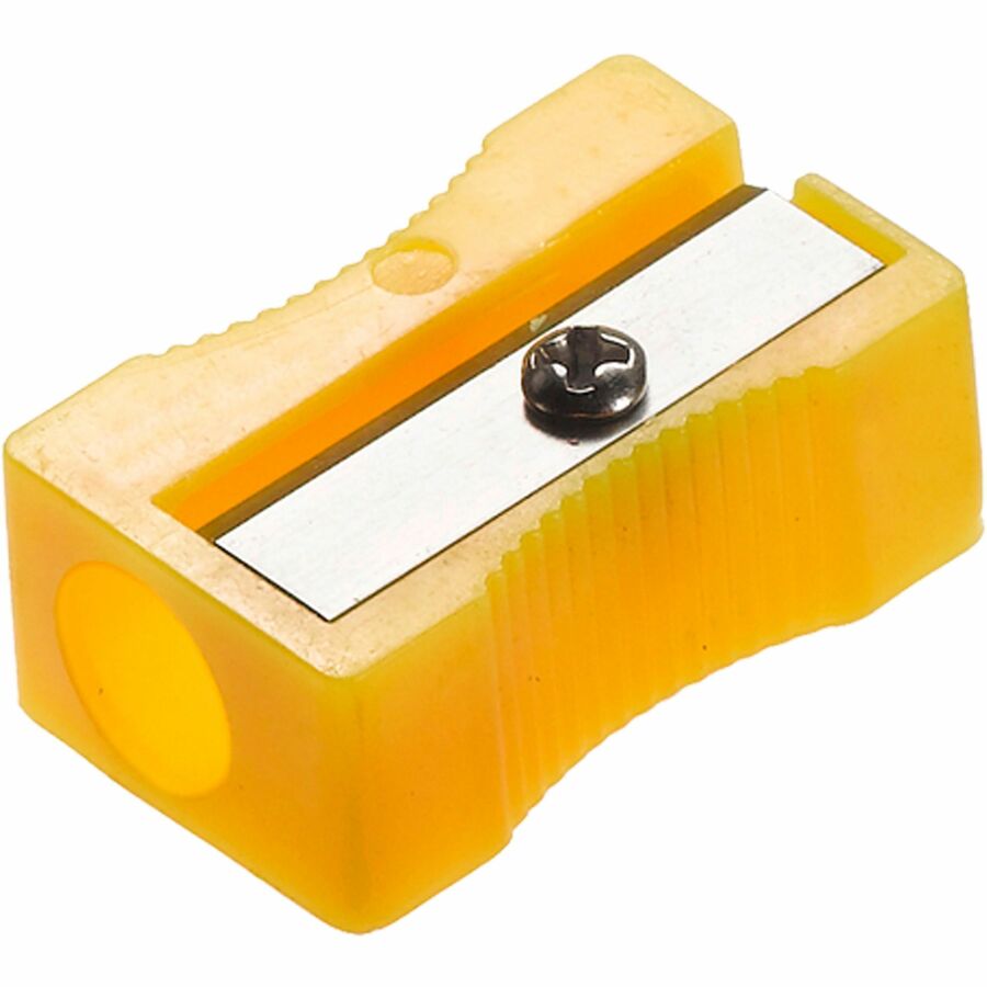 One-Hole Manual Pencil Sharpeners, 4 x 2 x 1, Assorted Colors, 24/Pack
