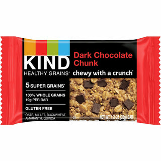 Healthy Grains Bar, Dark Chocolate Chunk, 1.2 oz, 12/Box