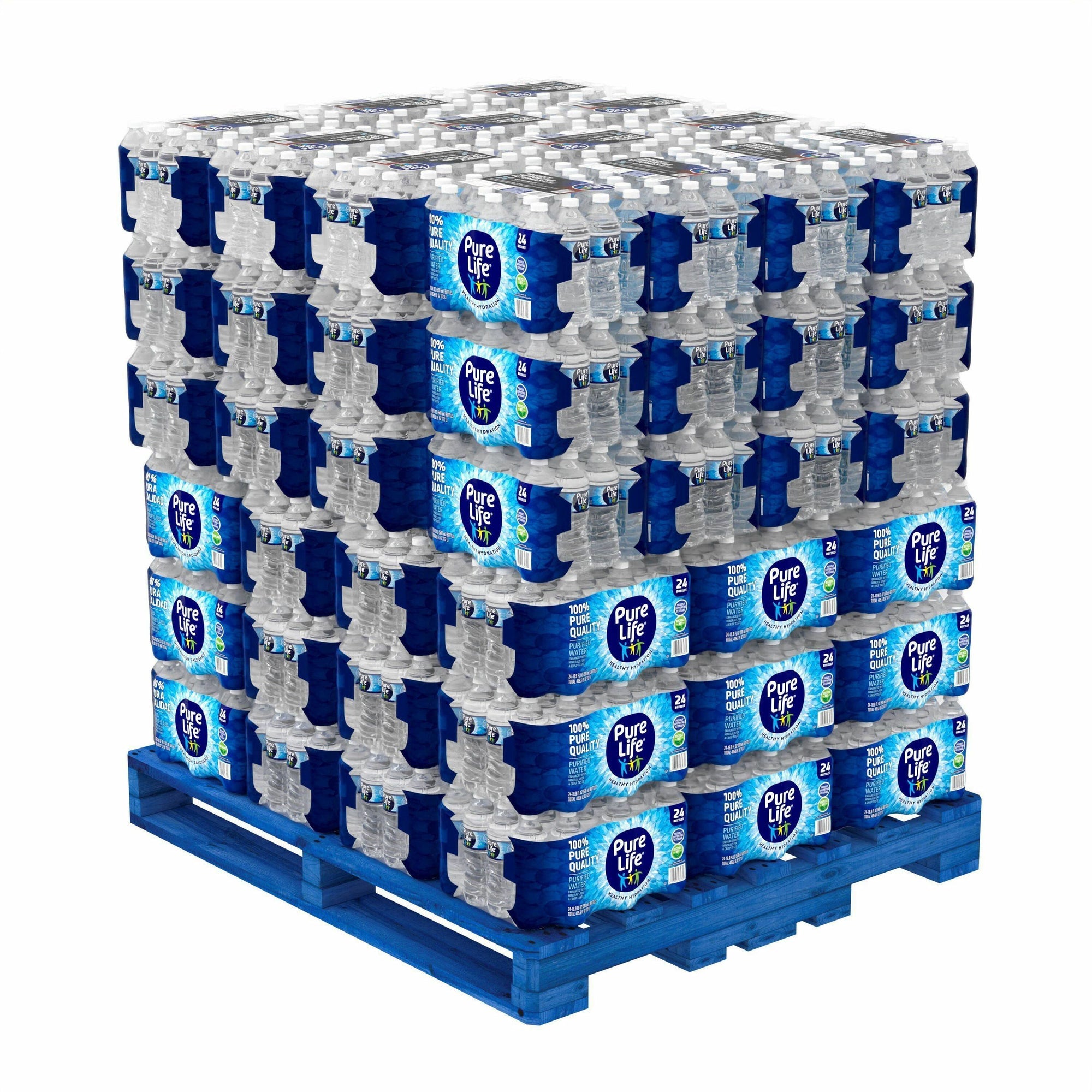 Pure Life Purified Bottled Water - Ready-to-Drink - 16.91 fl oz (500 mL) - 1872 / Pallet