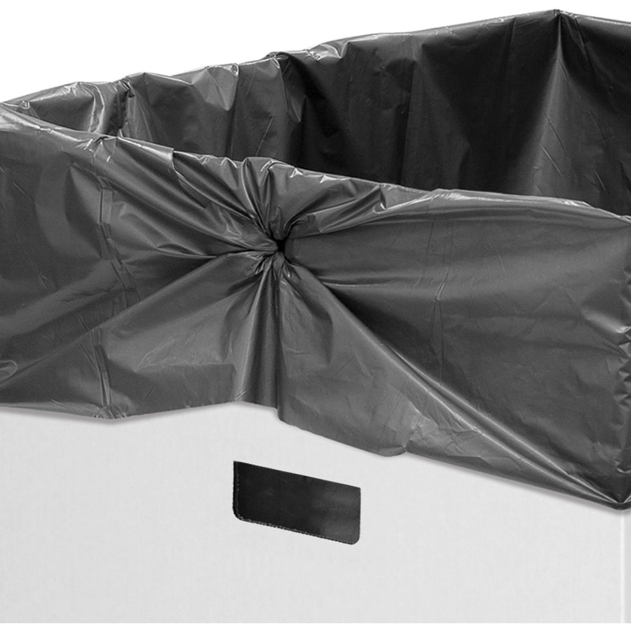 Bankers Box Waste & Recycling Bins - Internal Dimensions: 18" Width x 18" Depth x 30" Height - External Dimensions: 18.4" Width x 18.4" Depth x 30.4" Height - 42 gal - Corrugated Paper - White, Blue - Recycled - 10 / Carton
