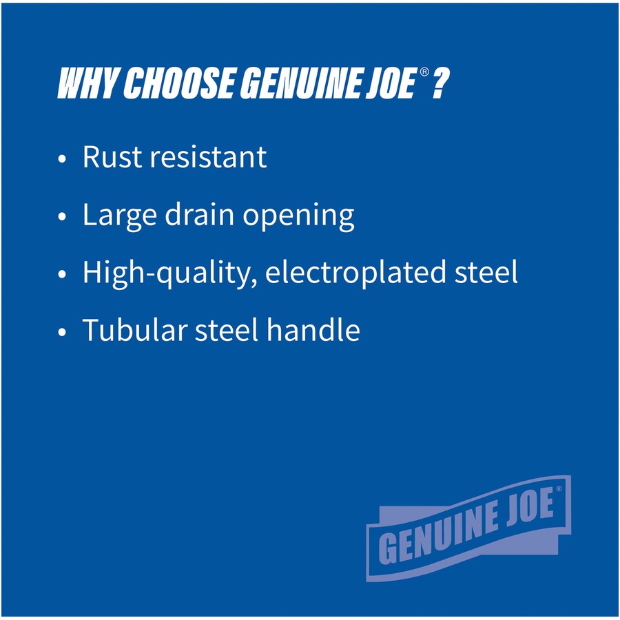 Genuine Joe Metal Squeeze Wringer - Rust Resistant - Steel - Metallic - 1 Each - 