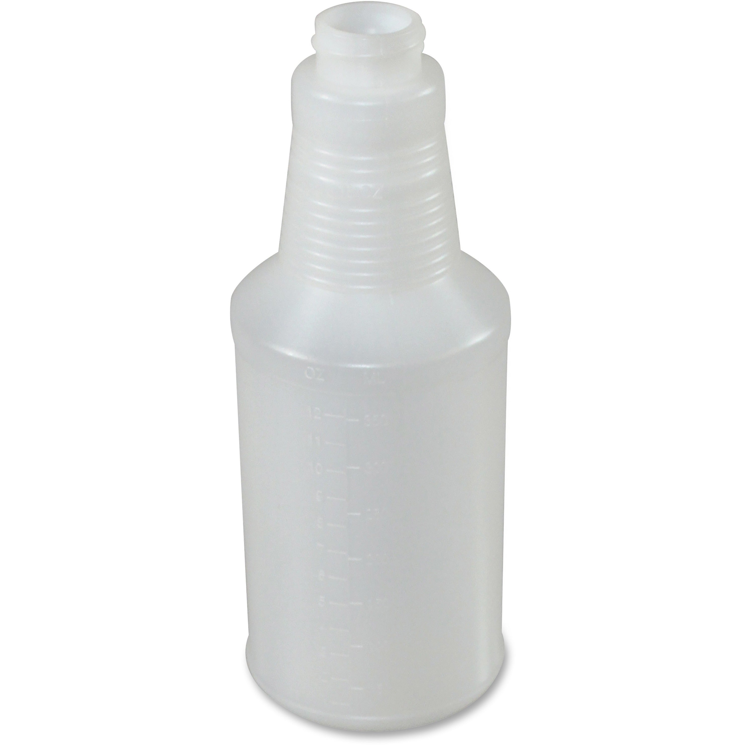 Genuine Joe Plastic Bottle with Graduations - Suitable For Cleaning - Graduated - 24 / Carton - Translucent - 