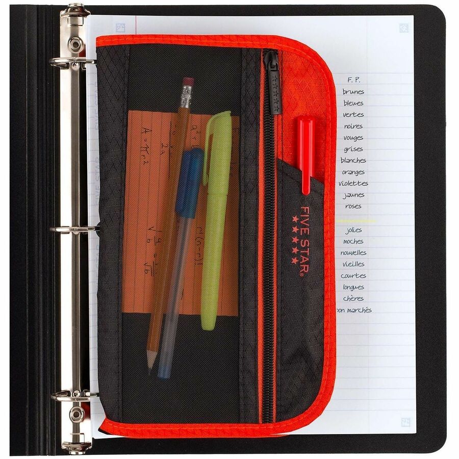 Five Star Xpanz Carrying Case (Pouch) Pencil, Pen, Supplies - Assorted - Puncture Resistant - 1 Each