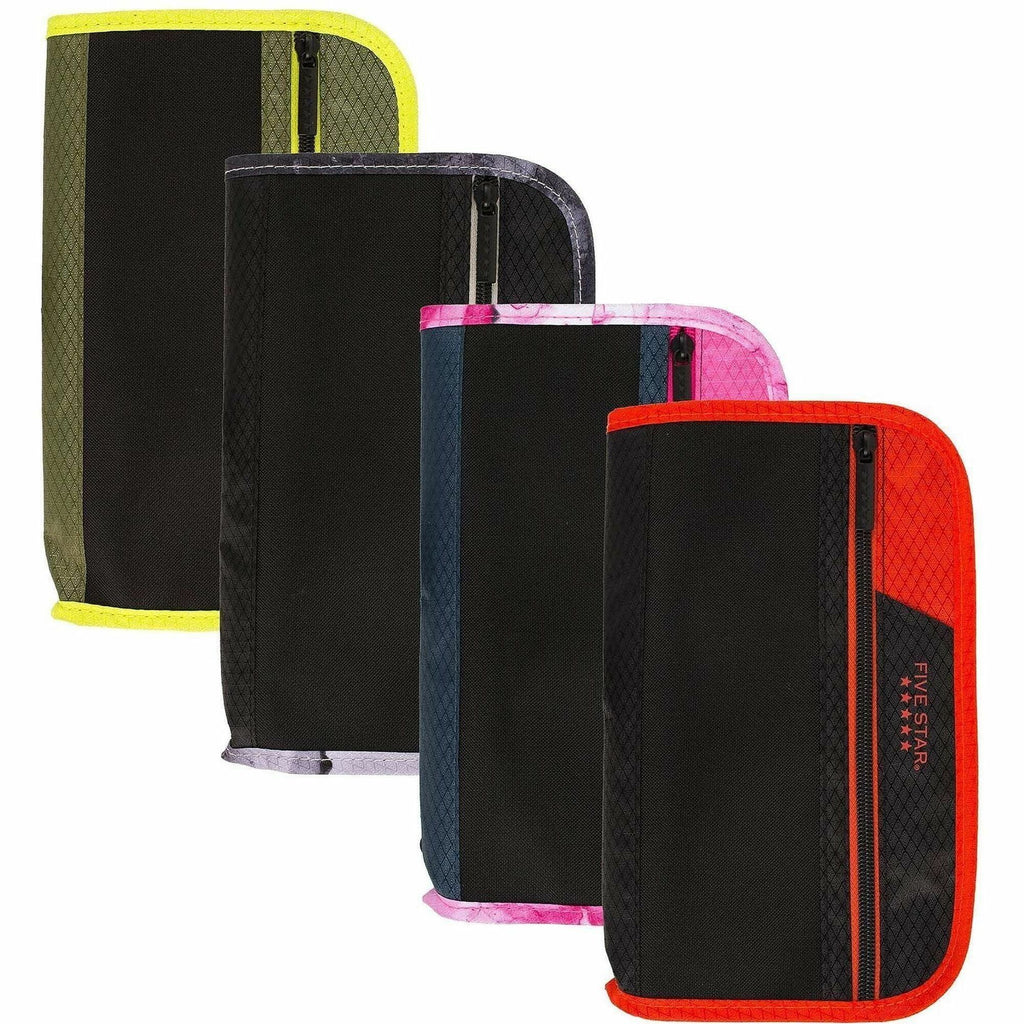 Five Star Xpanz Carrying Case (Pouch) Pencil, Pen, Supplies - Assorted - Puncture Resistant - 1 Each