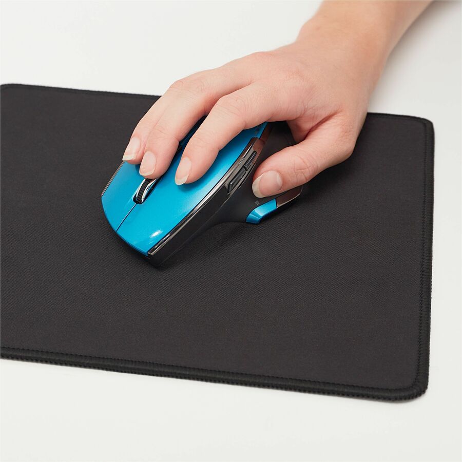 Verbatim Wireless Desktop 8-Button Deluxe Mouse - Blue LED/Optical - Wireless - Radio Frequency - Blue - 1 Pack - USB - 1600 dpi - Scroll Wheel - 8 Button(s)