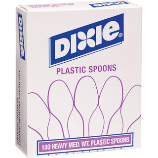 Plastic Cutlery, Heavy Mediumweight Soup Spoon, 1,000/Carton