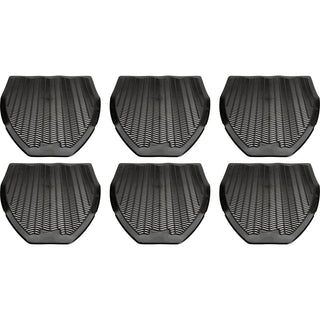 Genuine Joe Deodorizing Urinal Z-Mat - Lasts upto 6 Weeks - 6 / Carton - Black - 