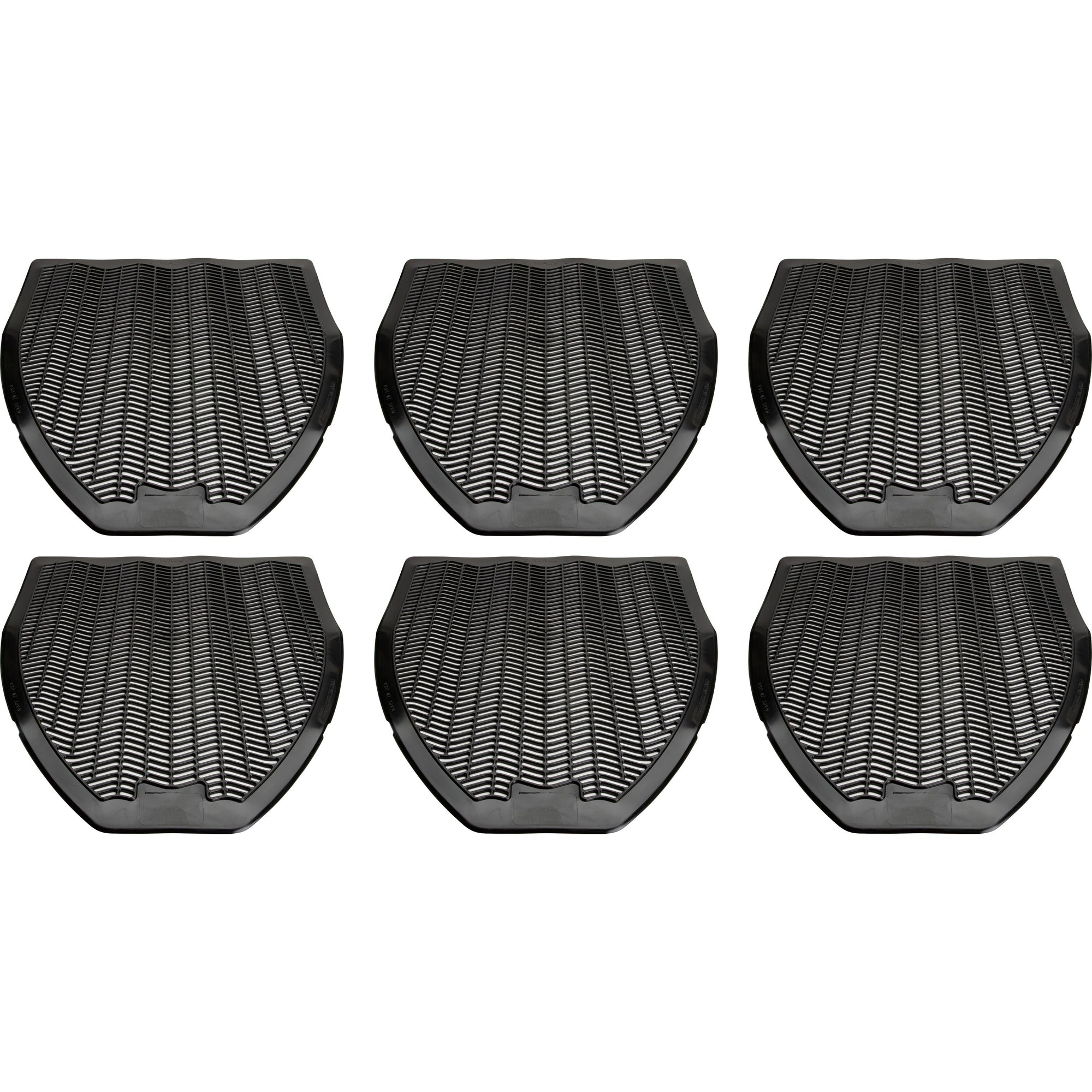 Genuine Joe Deodorizing Urinal Z-Mat - Lasts upto 6 Weeks - 1 Each - Black