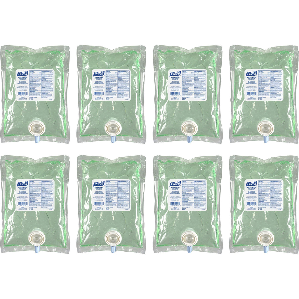 Advanced Hand Sanitizer Soothing Gel NXT Refill, 1,000 mL, Fragrance-Free, 8/Carton