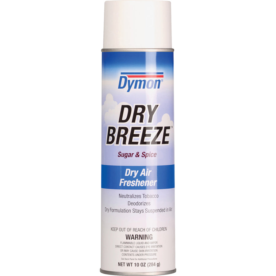 dymon-dry-breeze-scented-dry-air-freshener-aerosol-20-fl-oz-06-quart-sugar-&-spice-12-carton_itw70220ct - 2