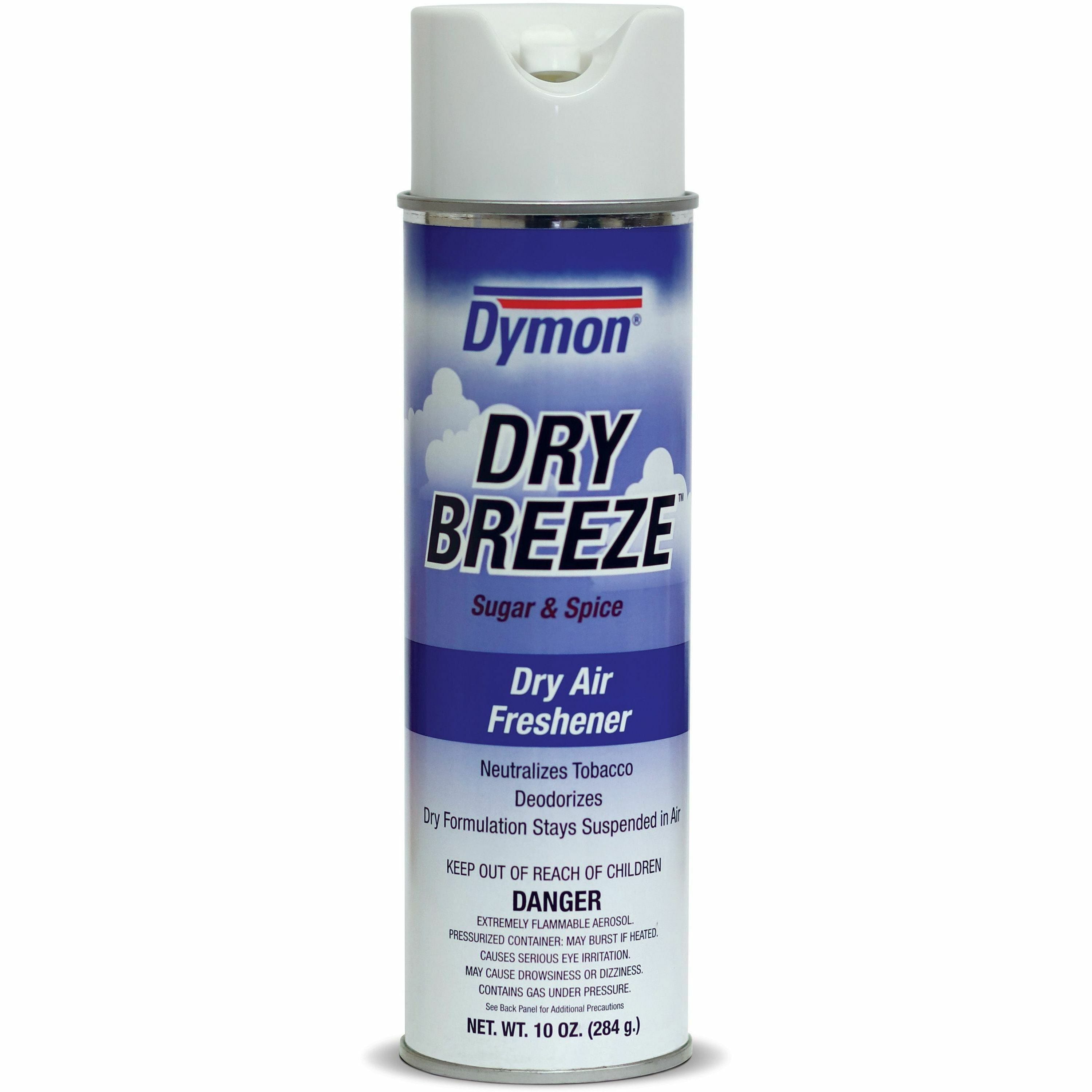 dymon-dry-breeze-scented-dry-air-freshener-aerosol-20-fl-oz-06-quart-sugar-&-spice-12-carton_itw70220ct - 1