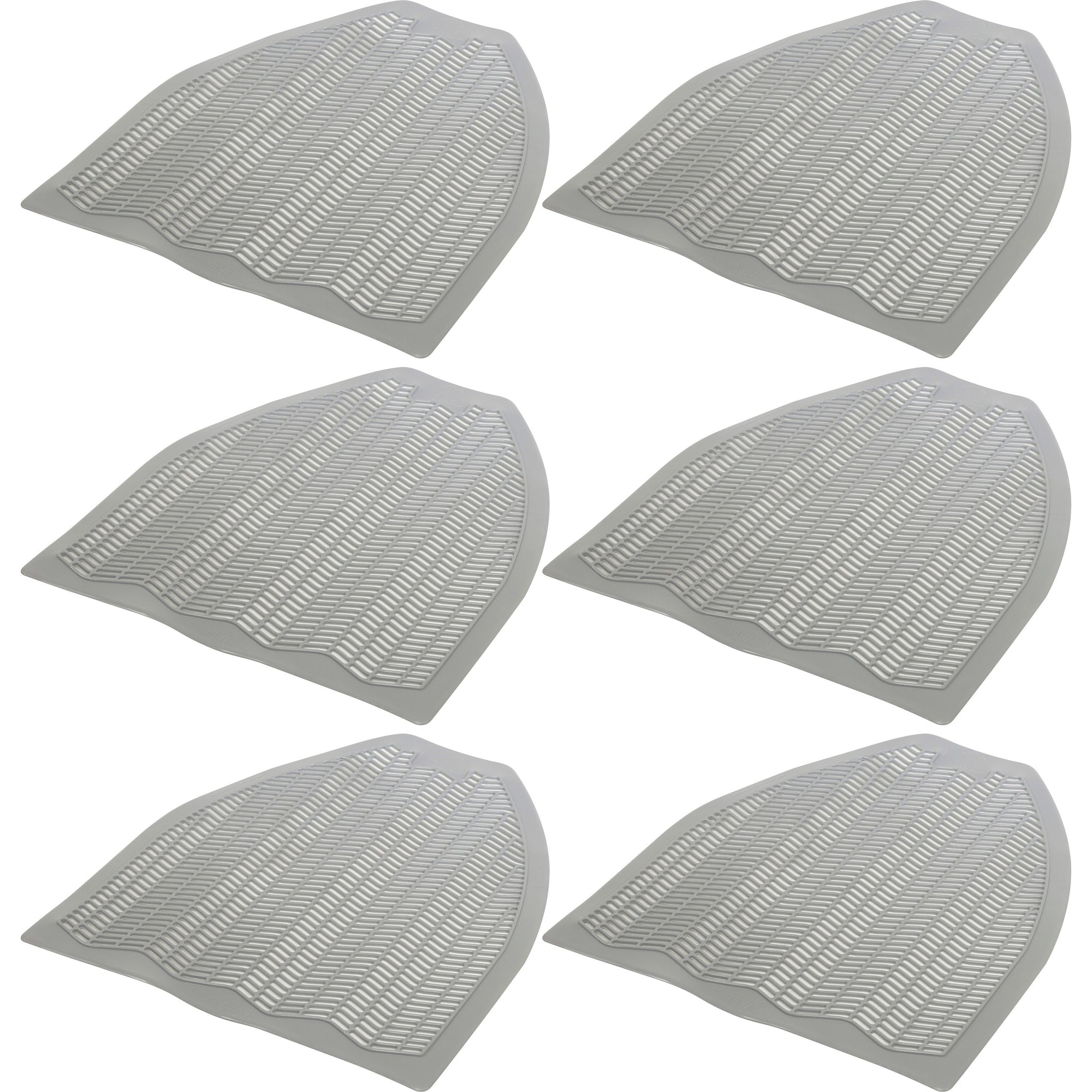 z-mat-neutra-tech-disposable-urinal-mat-disposable-non-slip-stain-resistant-gripper-durable-damage-resistant-acid-resistant-anti-bacterial-absorbent-6-carton-gray_imp1525ct - 1