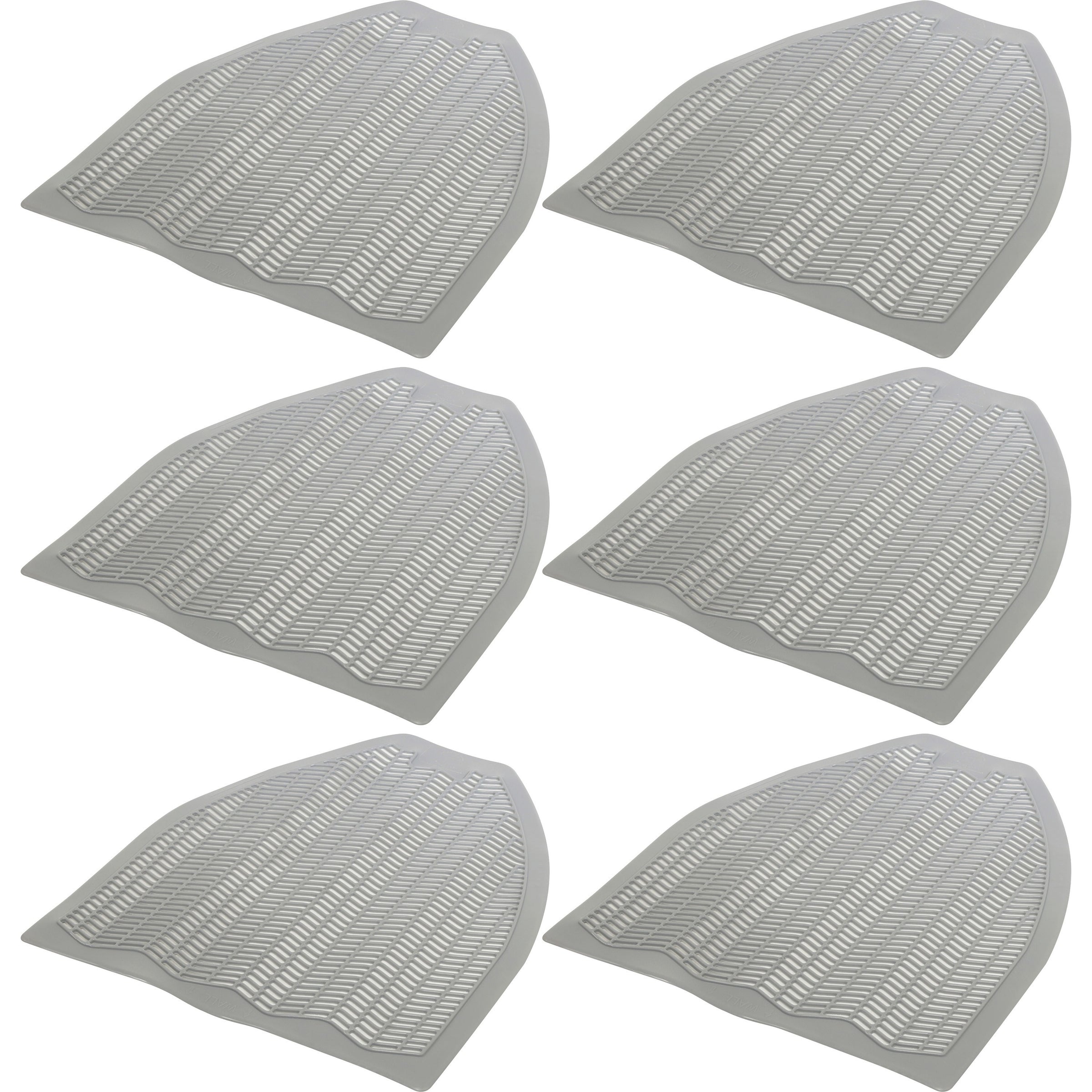 z-mat-neutra-tech-disposable-urinal-mat-disposable-non-slip-stain-resistant-gripper-durable-damage-resistant-acid-resistant-anti-bacterial-absorbent-6-carton-gray_imp1525ct - 1