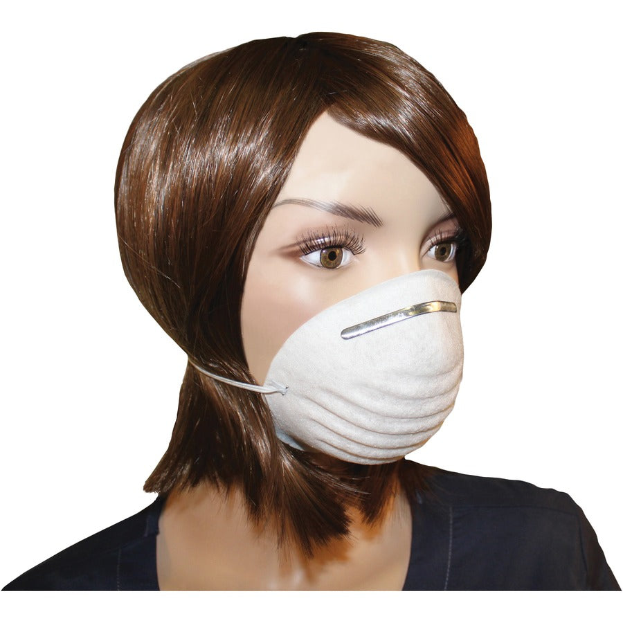 proguard-disposable-nontoxic-dust-mask-pollen-dust-grass-protection-polypropylene-white-disposable-elastic-band-50-box_pgd7300b - 2