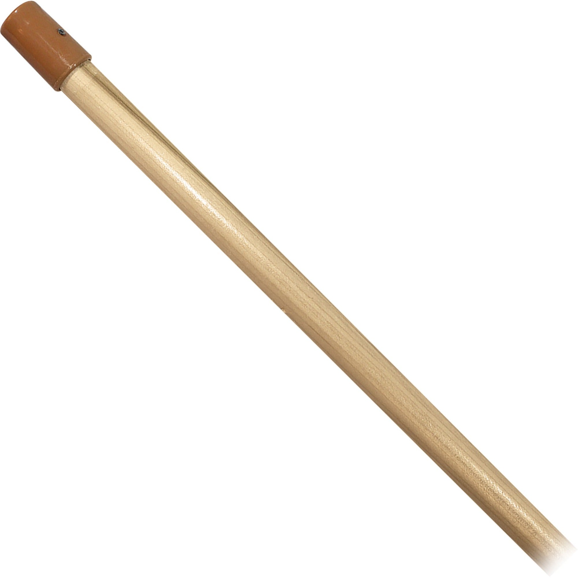 Impact Screw-type Wood Handle - 54" Length - 1" Diameter - Natural - Hardwood, Plastic - 1 Each - 