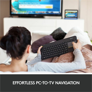 Wireless Touch Keyboard K400 Plus, Black
