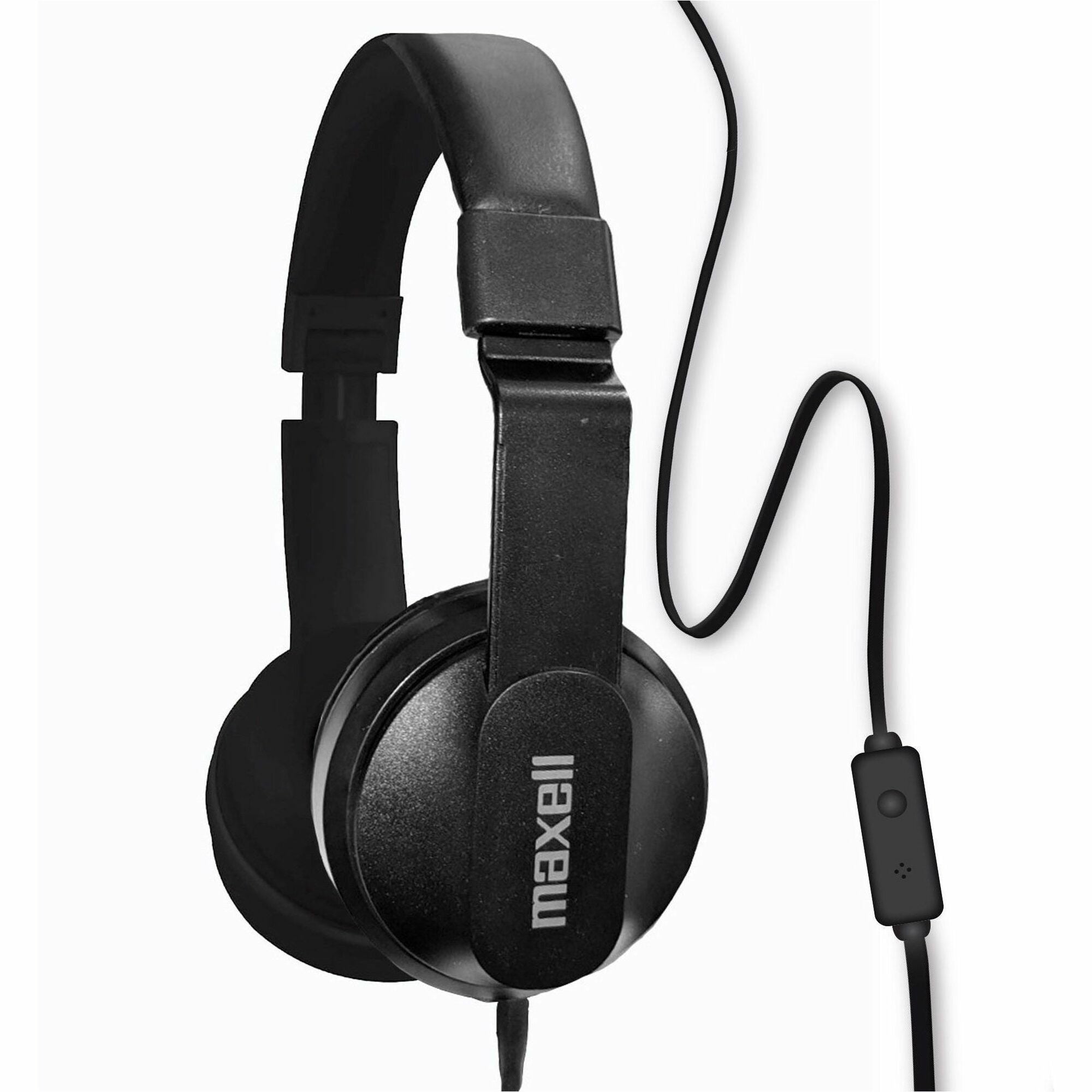 Solids Headphones, 5 ft Cord, Black