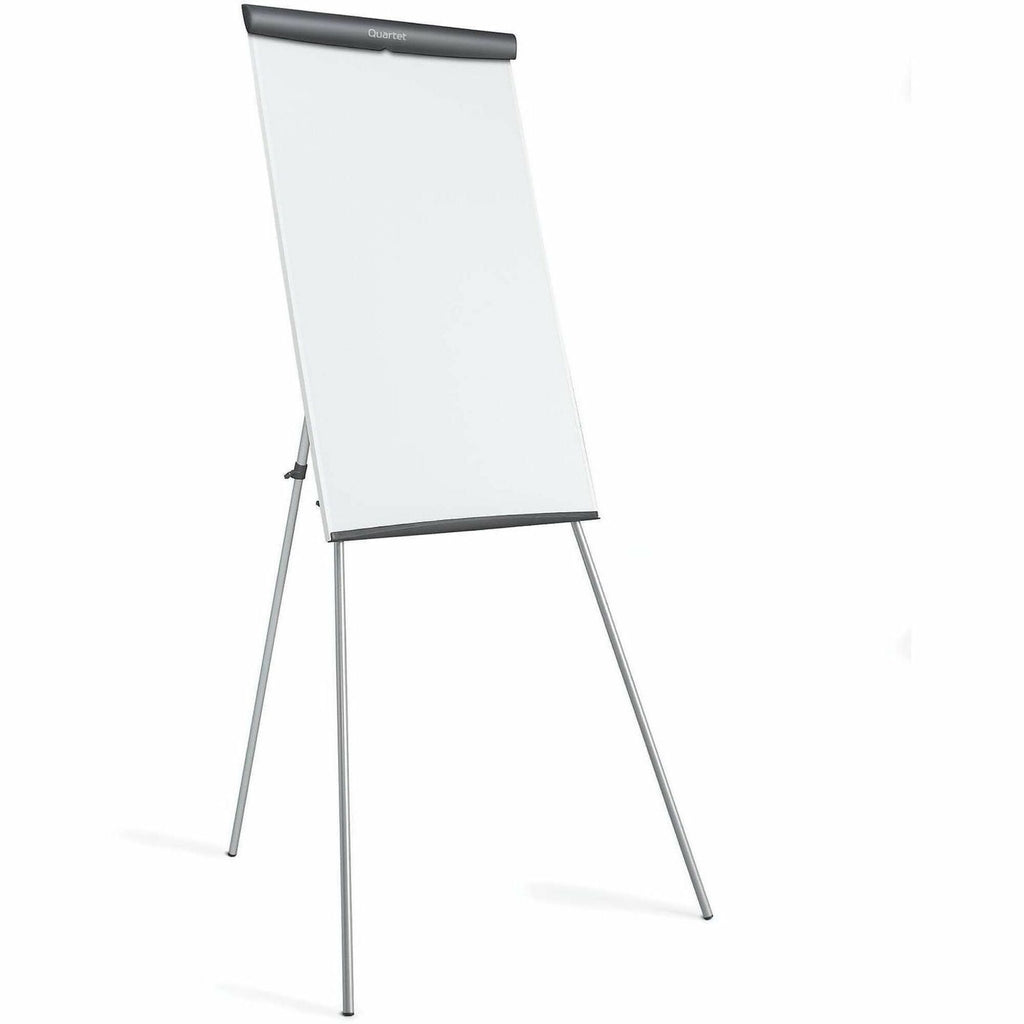 Quartet Whiteboard/Flip-chart Presentation Easel - 24" (2 ft) Width x 36" (3 ft) Height - White Melamine Surface - Gray Frame - Rectangle - Assembly Required - 1 Each