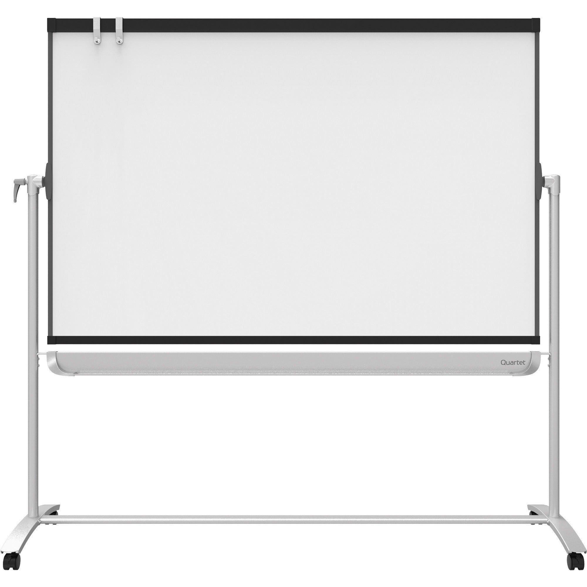 quartet-magnetic-mobile-presentation-easel-48-4-ft-width-x-36-3-ft-height-white-painted-steel-surface-graphite-frame-magnetic-assembly-required-1-each_qrtecm43p2 - 1
