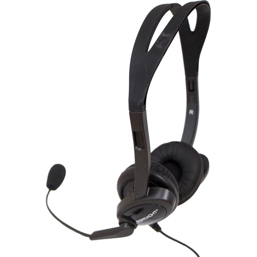 ZuM3500 Binaural Over The Head USB Headset, Black