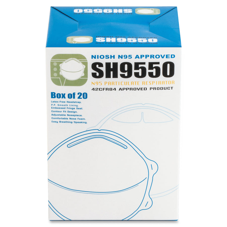 proguard-particulate-respirators-mist-dust-respiratory-pollen-protection-white-comfortable-adjustable-nose-piece-disposable-20-box_pgd7312b - 4