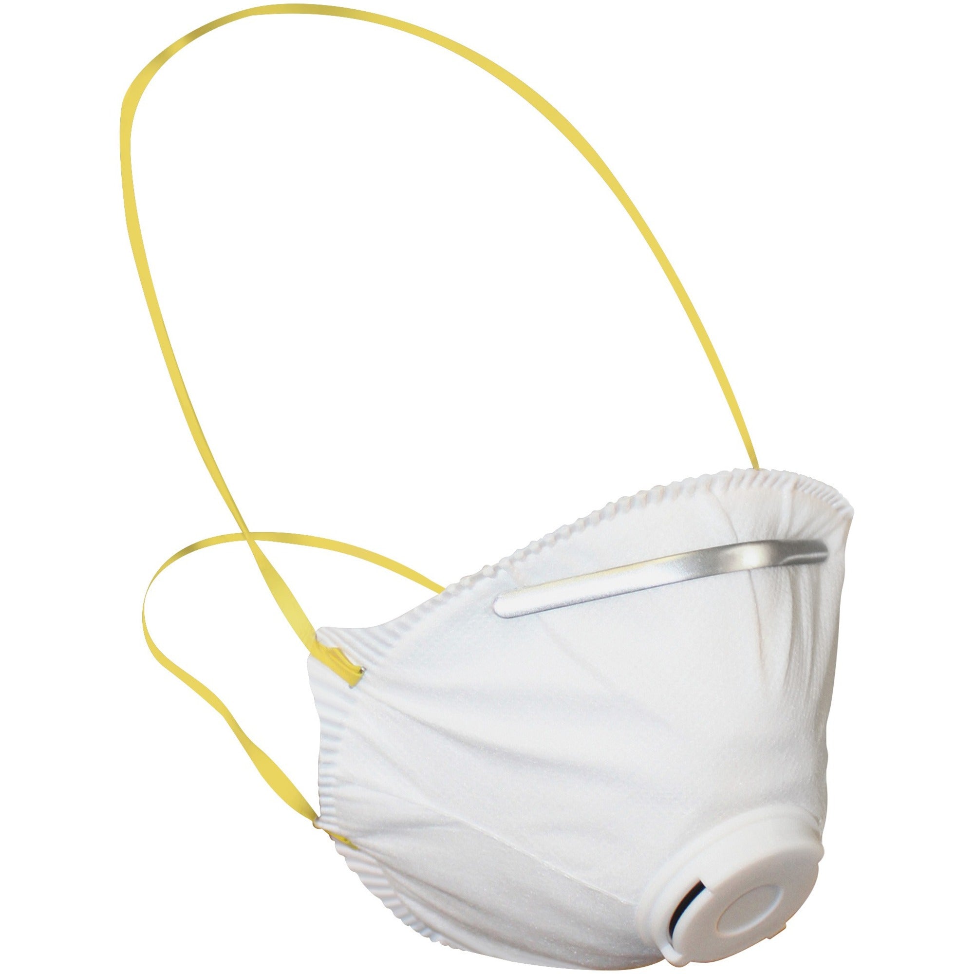 proguard-particulate-respirators-w-exhalation-valve-universal-size-respiratory-dust-pollen-mist-grass-protection-white-comfortable-adjustable-nose-piece-disposable-10-box_pgd7314b - 1