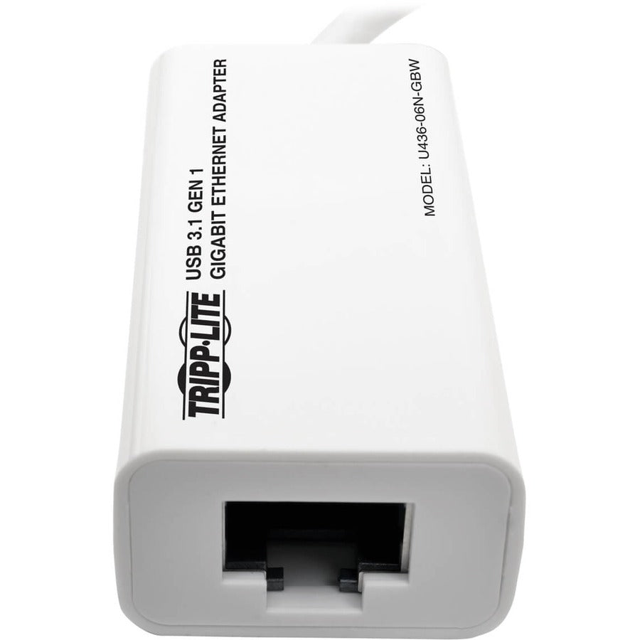tripp-lite-by-eaton-usb-c-to-gigabit-network-adapter-thunderbolt-3-compatibility-white-usb-31-1-ports-1-twisted-pair_trpu43606ngbw - 2