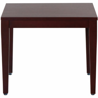 Lorell Solid Wood Corner Table - For - Table TopSquare Top - Four Leg Base - 4 Legs - 23.60" Table Top Length x 23.60" Table Top Width - 20" Height x 23.63" Width x 23.63" Depth - Assembly Required - 1 Each