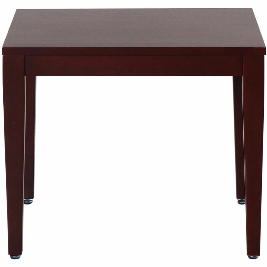 Lorell Solid Wood Corner Table - For - Table TopSquare Top - Four Leg Base - 4 Legs - 23.60" Table Top Length x 23.60" Table Top Width - 20" Height x 23.63" Width x 23.63" Depth - Assembly Required - 1 Each