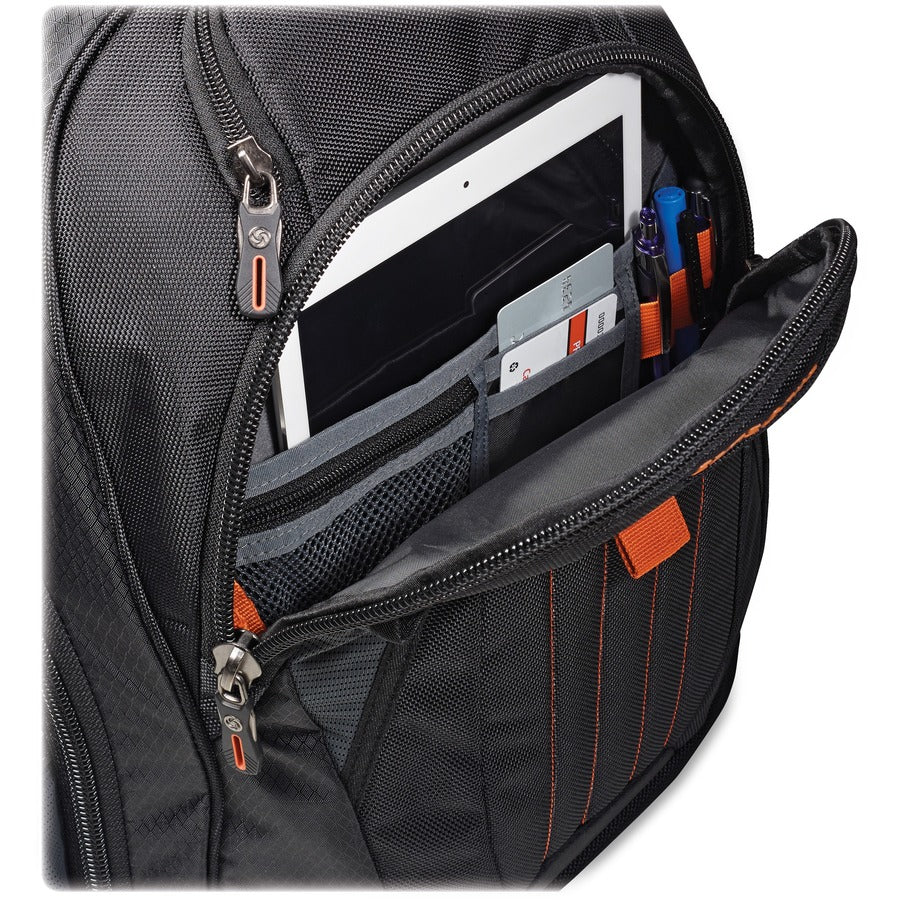samsonite-tectonic-2-carrying-case-backpack-for-17-ipad-notebook-black-orange-shock-resistant-interior-slip-resistant-shoulder-strap-poly-ballistic-body-tricot-interior-material-shoulder-strap-handle-18-height-x-133-width-x-86_sml663031070 - 2
