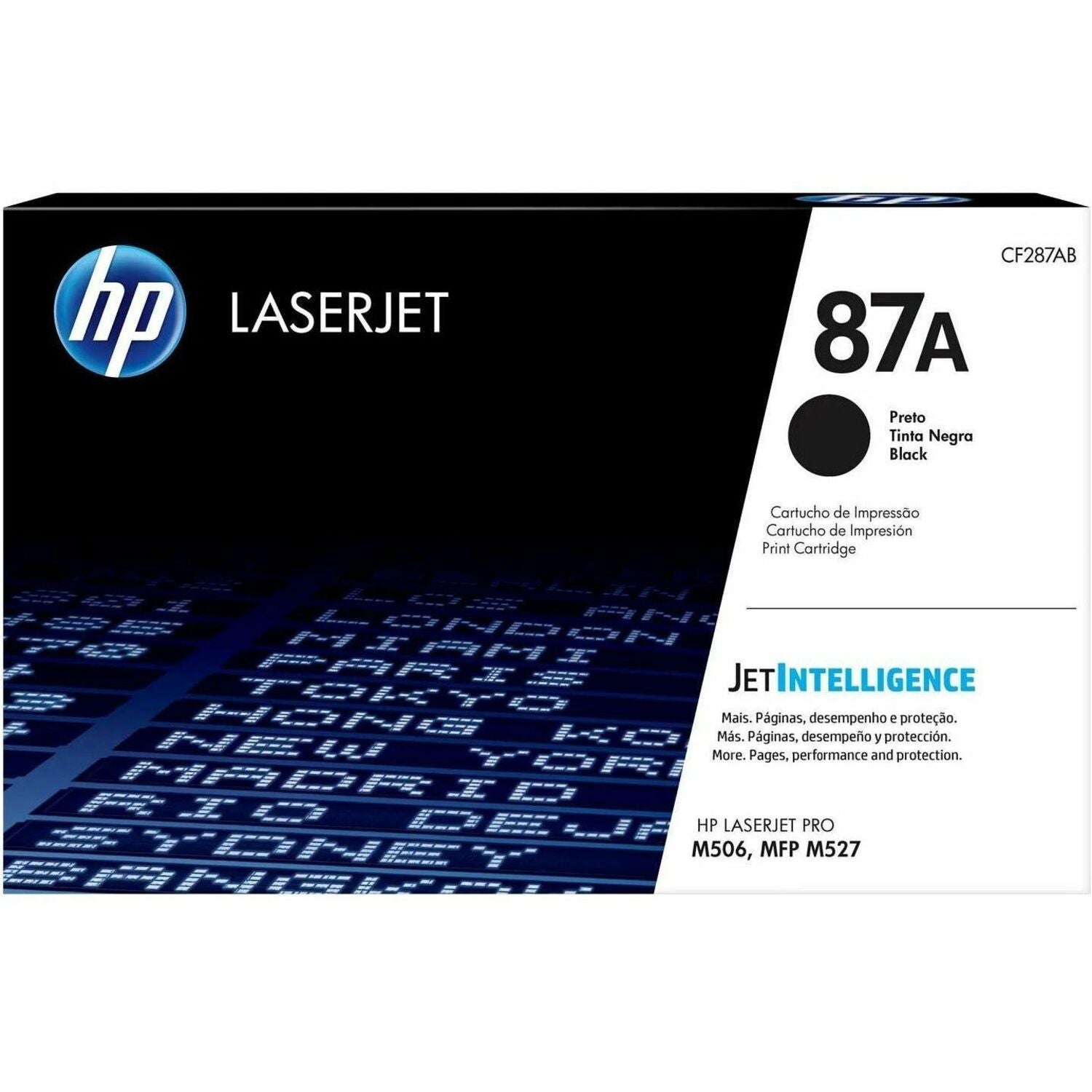 HP 87A, (CF287A) Black Original LaserJet Toner Cartridge