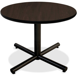 Lorell Hospitality Collection Tabletop - For - Table TopRound Top x 1" Table Top Thickness x 42" Table Top Diameter - Assembly Required - Espresso, High Pressure Laminate (HPL) - Particleboard - 1 Each - 