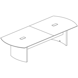 mayline-gray-laminate-medina-conference-tabletop-60-x-481-beveled-edge-finish-gray-steel-laminate-silver-stain-resistant-water-resistant-abrasion-resistant-grommet-durable-for-conference-room_mlnmnct120tlgs - 3