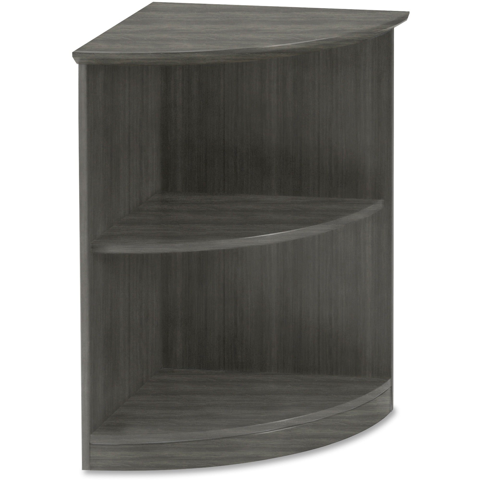 mayline-medina-open-1-4-round-bookcase-1-shelf-20-x-20295-bookshelf-2-shelves-1-adjustable-shelfves-finish-gray-steel-laminate-leveler-stain-resistant-water-resistant-abrasion-resistant-for-book_mlnmvbq2lgs - 1