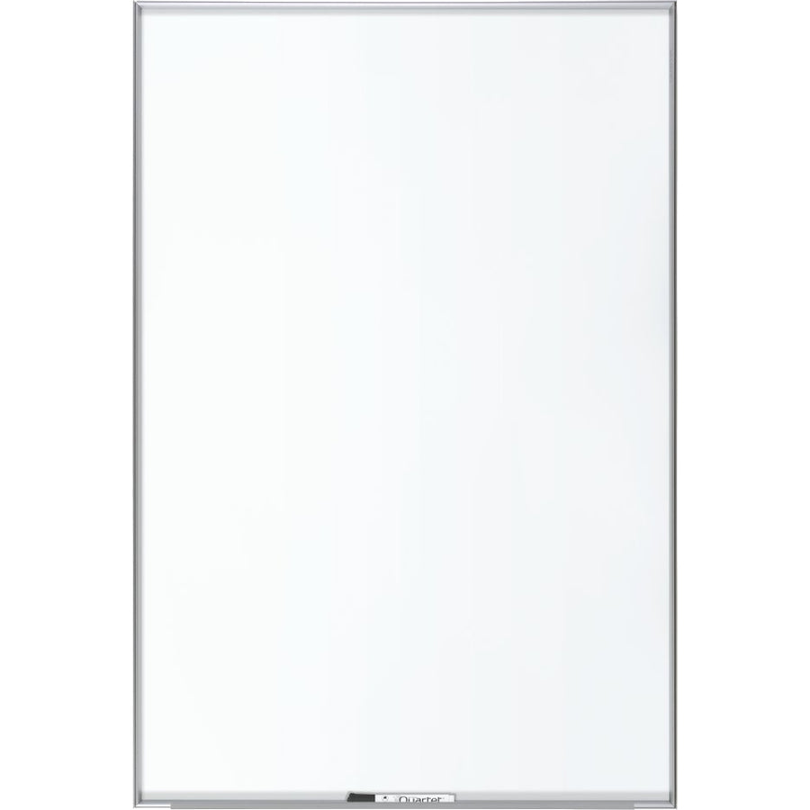 quartet-fusion-nano-clean-magnetic-dry-erase-board-36-3-ft-width-x-24-2-ft-height-white-surface-silver-aluminum-frame-horizontal-vertical-magnetic-1-each_qrtna3624f - 3