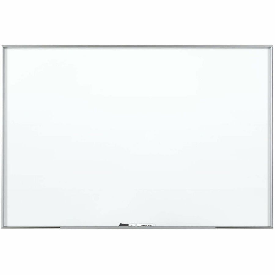 Fusion Nano-Clean Magnetic Whiteboard, 48 x 36, White Surface, Silver Aluminum Frame