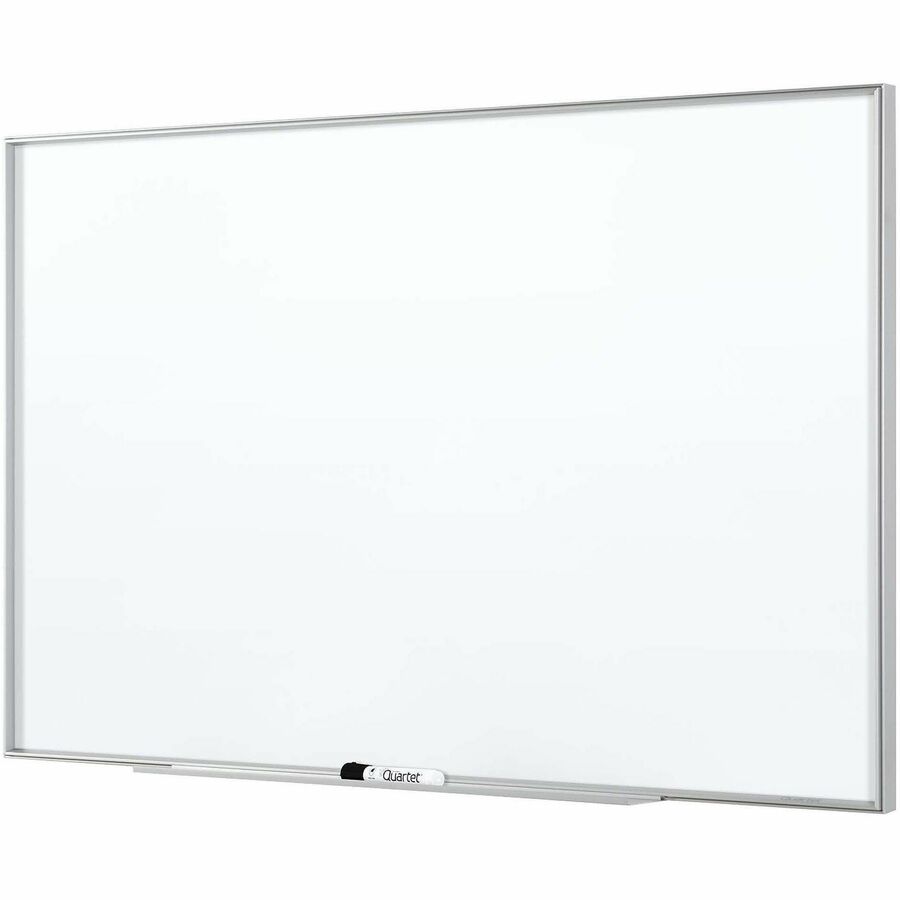Fusion Nano-Clean Magnetic Whiteboard, 48 x 36, White Surface, Silver Aluminum Frame