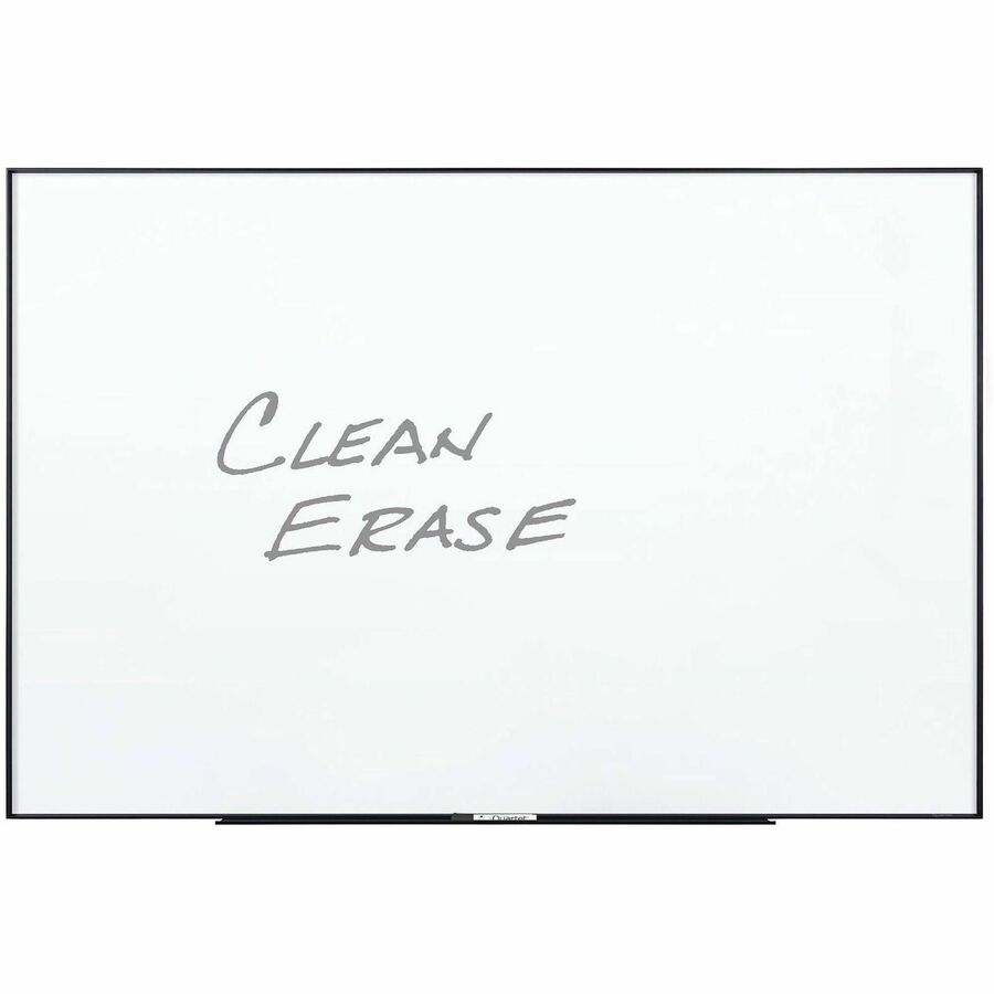 Fusion Nano-Clean Magnetic Whiteboard, 48 x 36, White Surface, Black Aluminum Frame